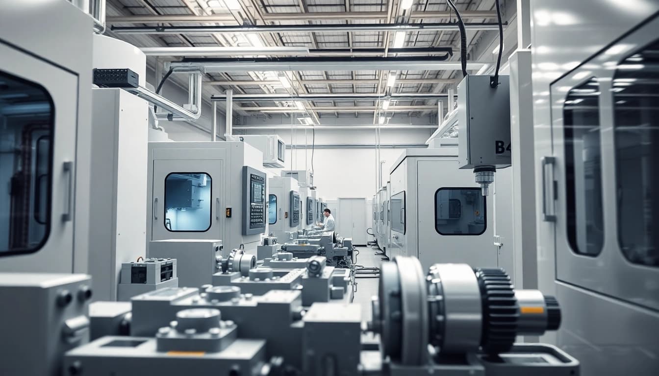 Precision machining Malaysia workshop with advanced CNC machines and skilled technicians.