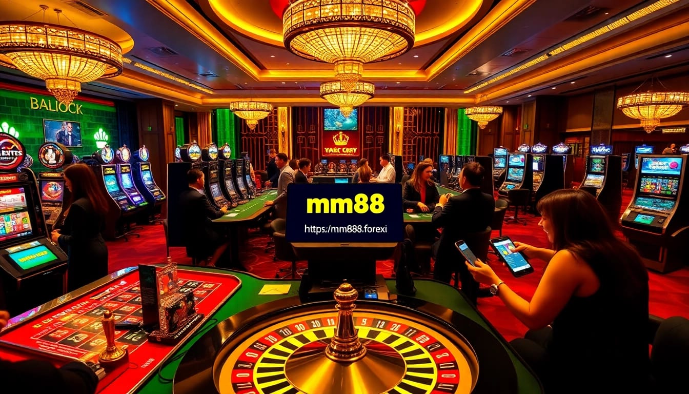Experience exciting online gambling with https://mm88.forex/ featuring stunning casino tables and slot machines.