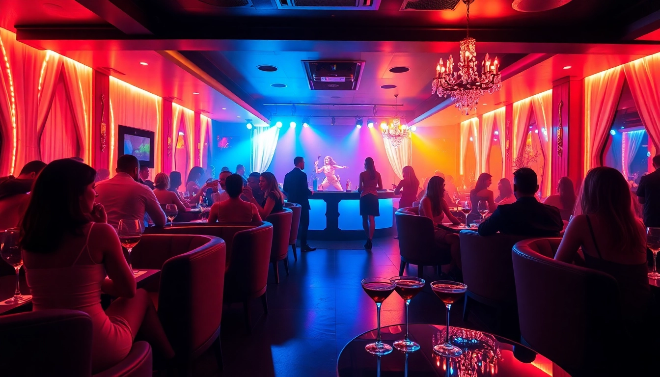 Vibrant scene of Club SXM showcasing entertainment, luxury, and nightlife ambiance.