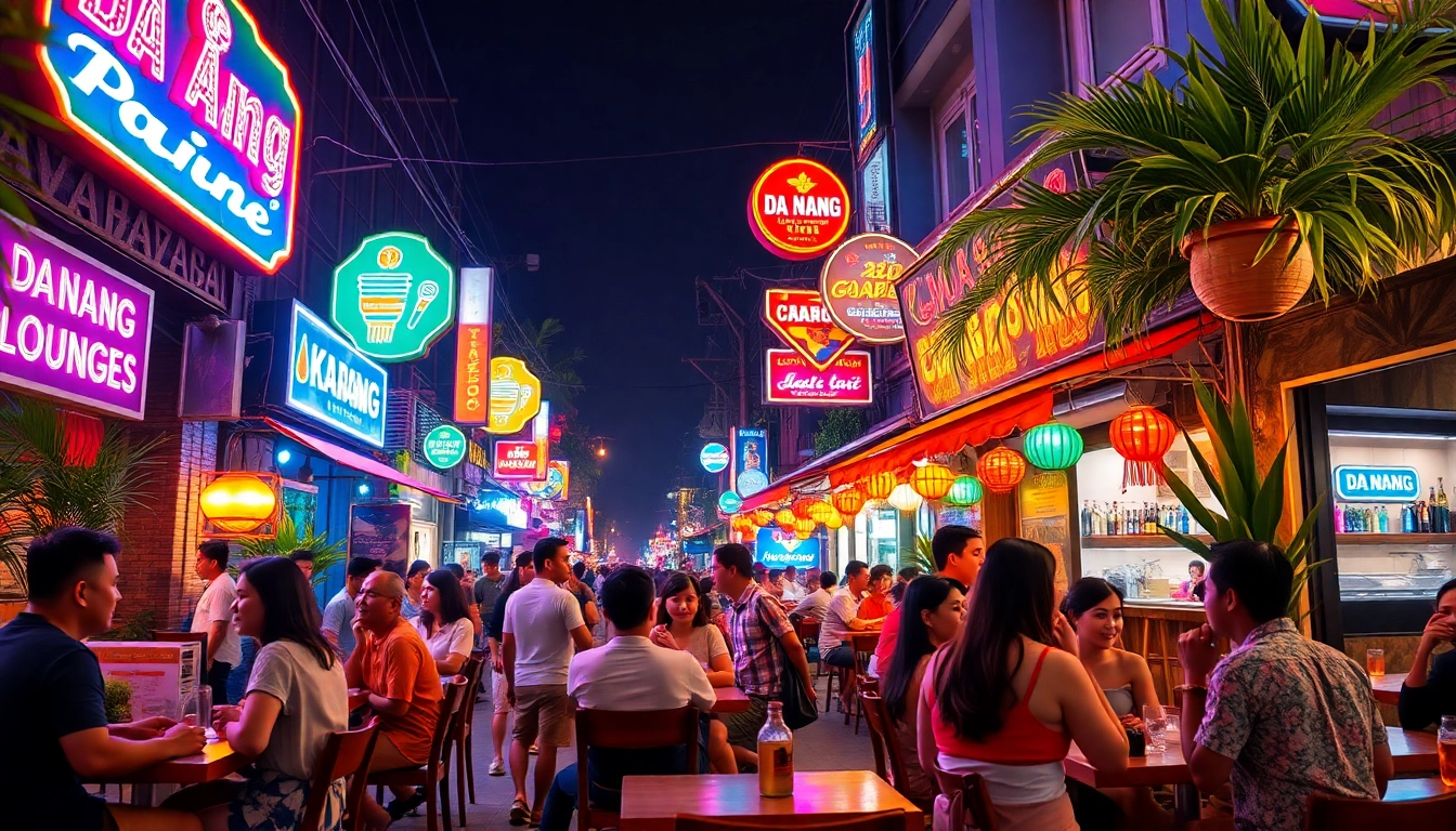 Experience 다낭밤문화 with vibrant nightlife showcasing lively bars and karaoke lounges in Da Nang.