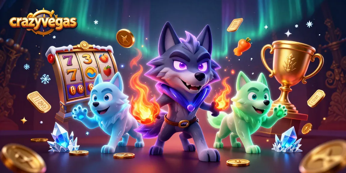 Experience thrilling gameplay with crazyvegas and its new slot games, showcased in a vibrant casino scene.