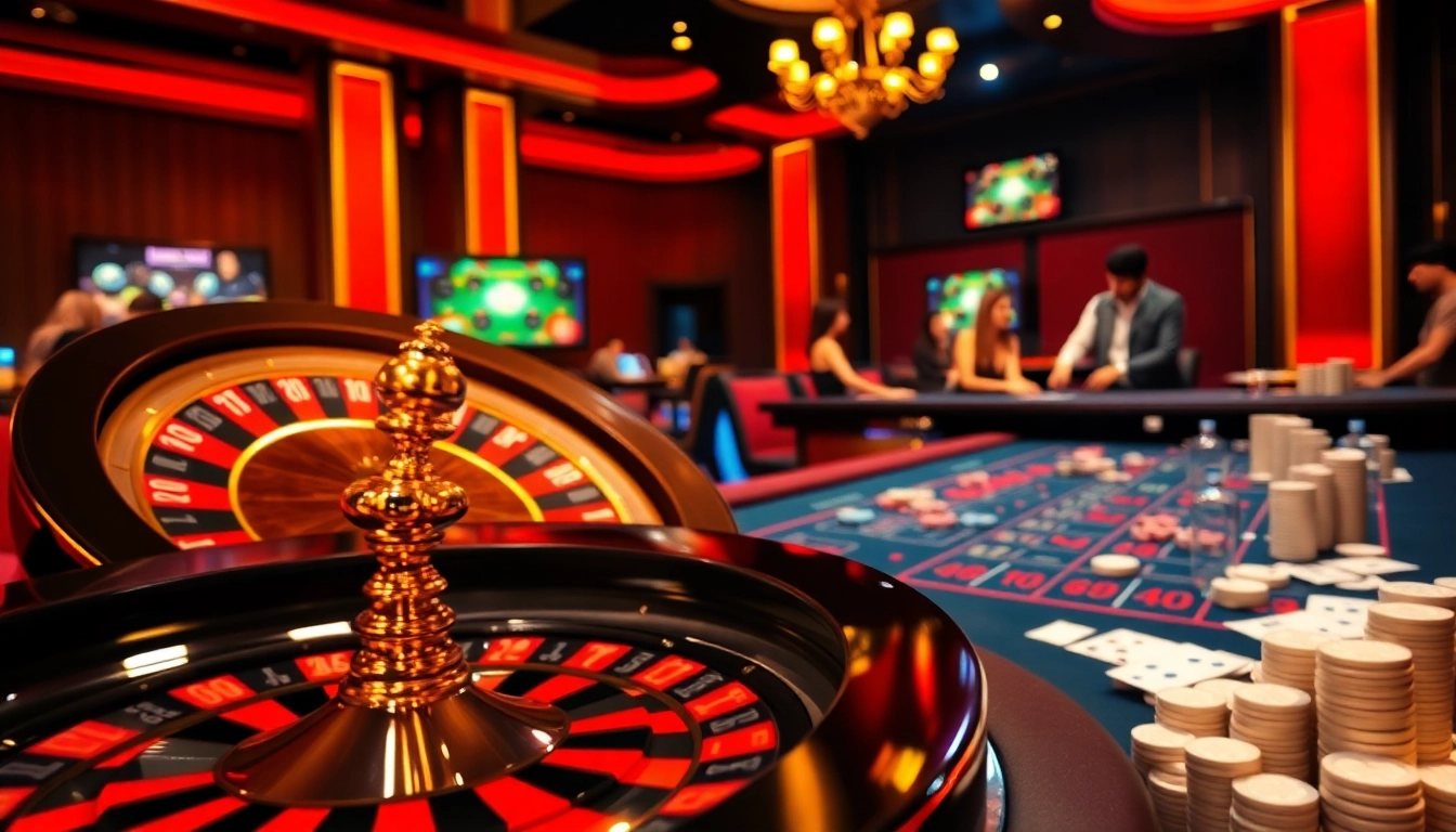 Experience the thrill of gambling at https://rr88.lat/ with vibrant gaming tables and excited players.