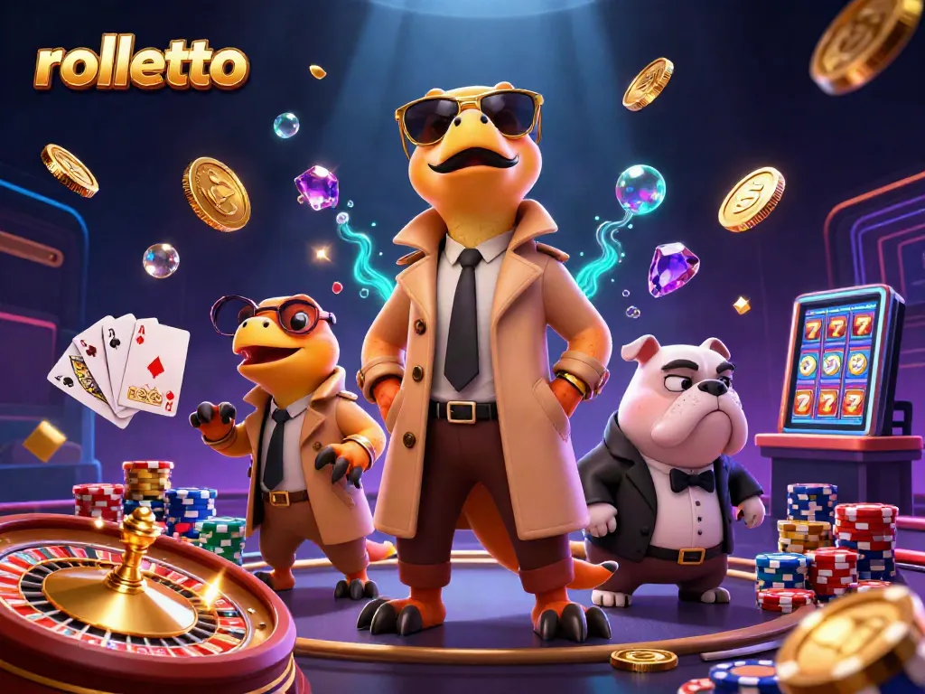 Experience rolletto's thrilling action with colorful characters and casino excitement.