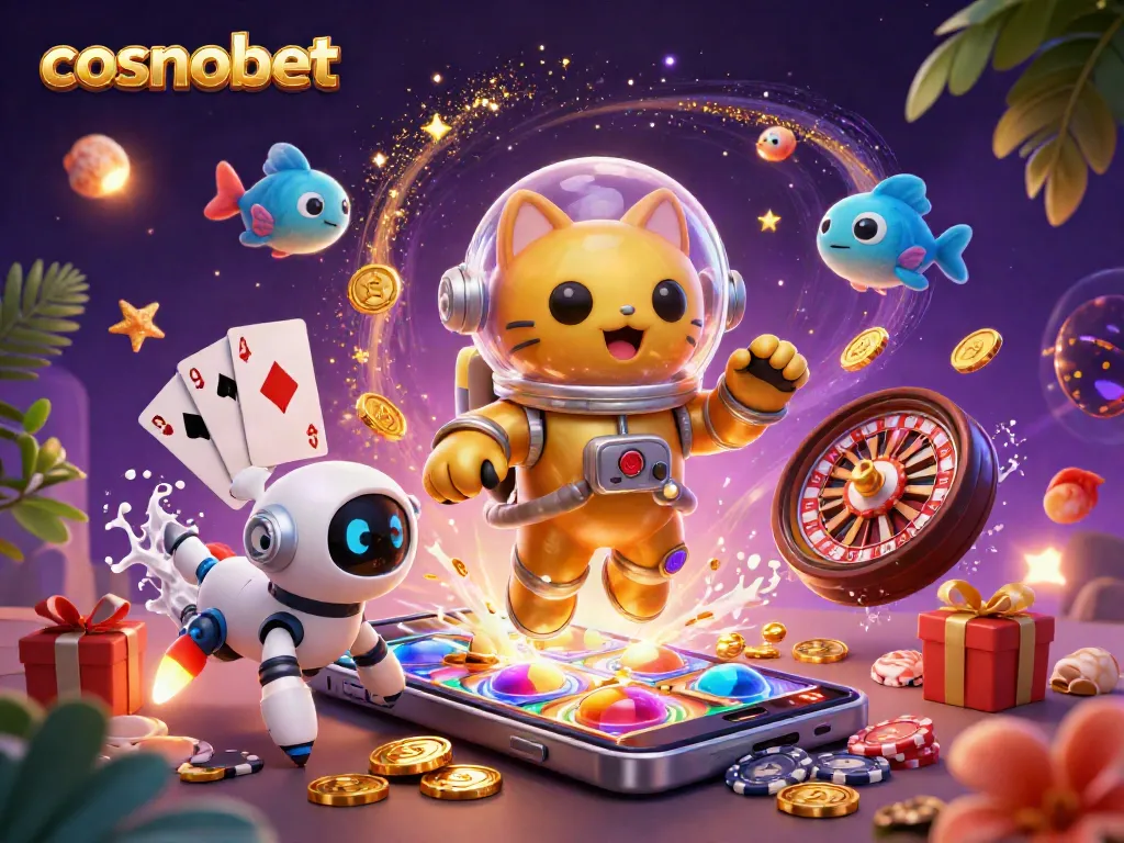 Spin and win at Cosmobet with vibrant slot games and exciting bonuses.