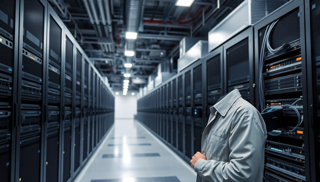 Explore cheap colocation services in a well-organized data center with efficient server racks.