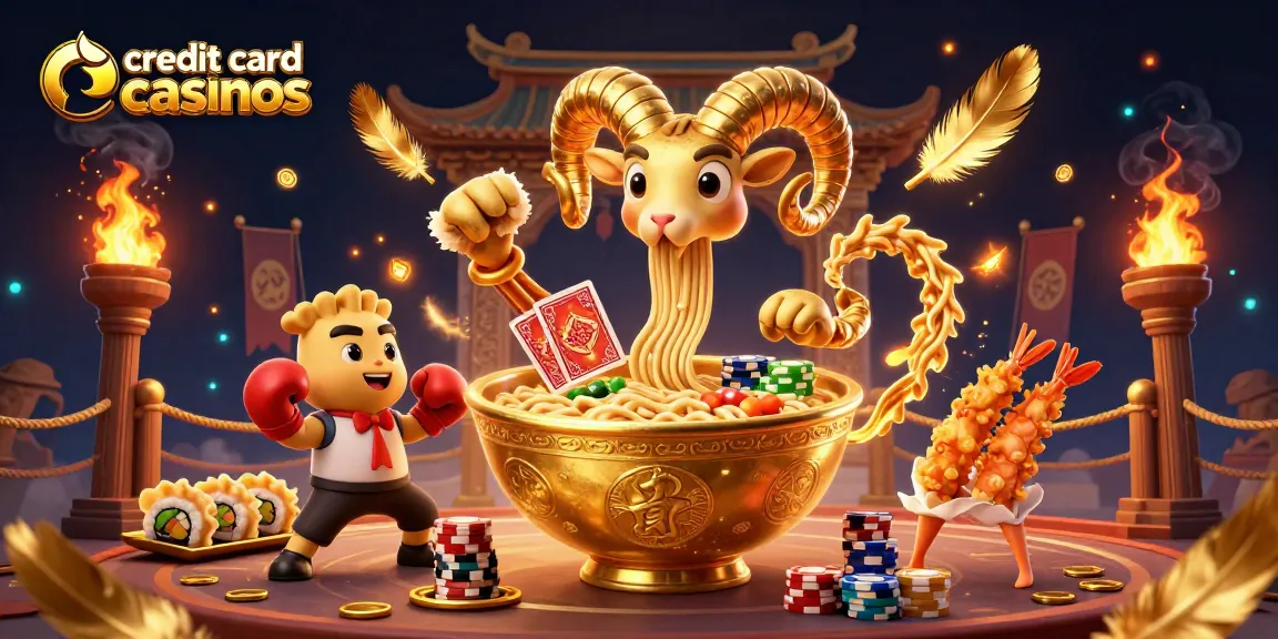 Experience action at credit card casinos with vibrant characters and dynamic betting elements.