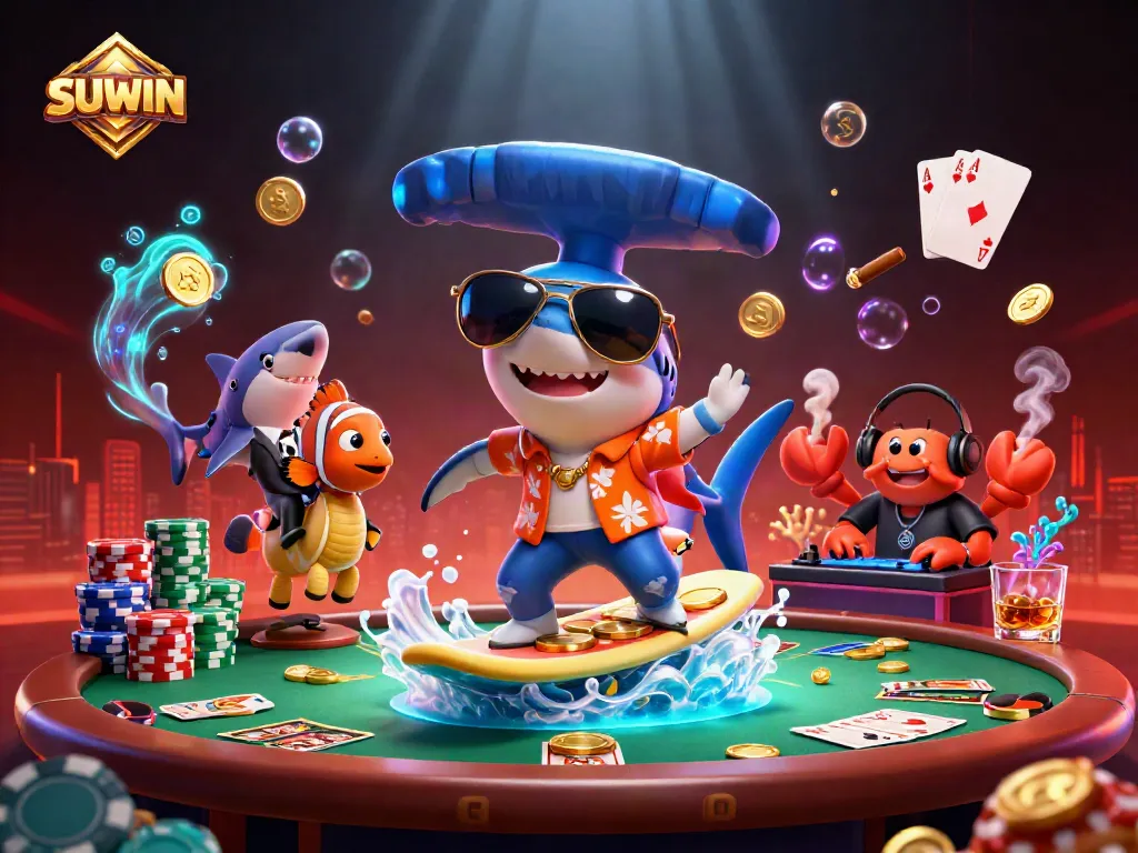 Suwin offers an exhilarating online casino experience featuring vibrant characters and rich casino elements.