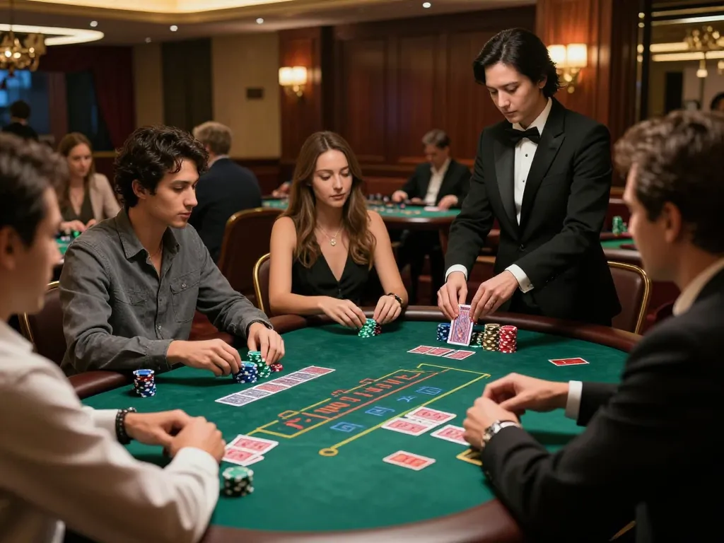 Experience high-stakes blackjack gameplay at U888 casino, showcasing tense moments and strategic decisions.