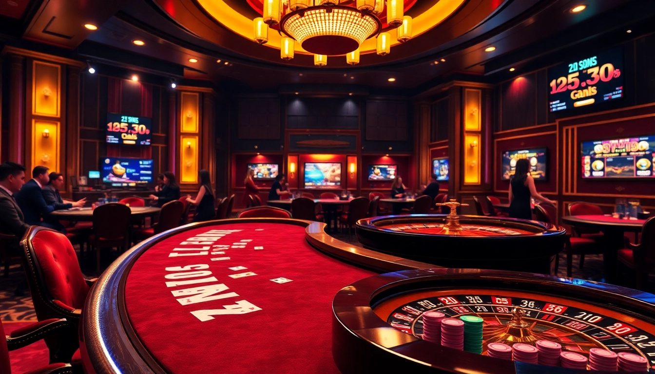 Experience the thrill of gambling at https://tg88-casino.com/ with vibrant casino visuals featuring poker and roulette.