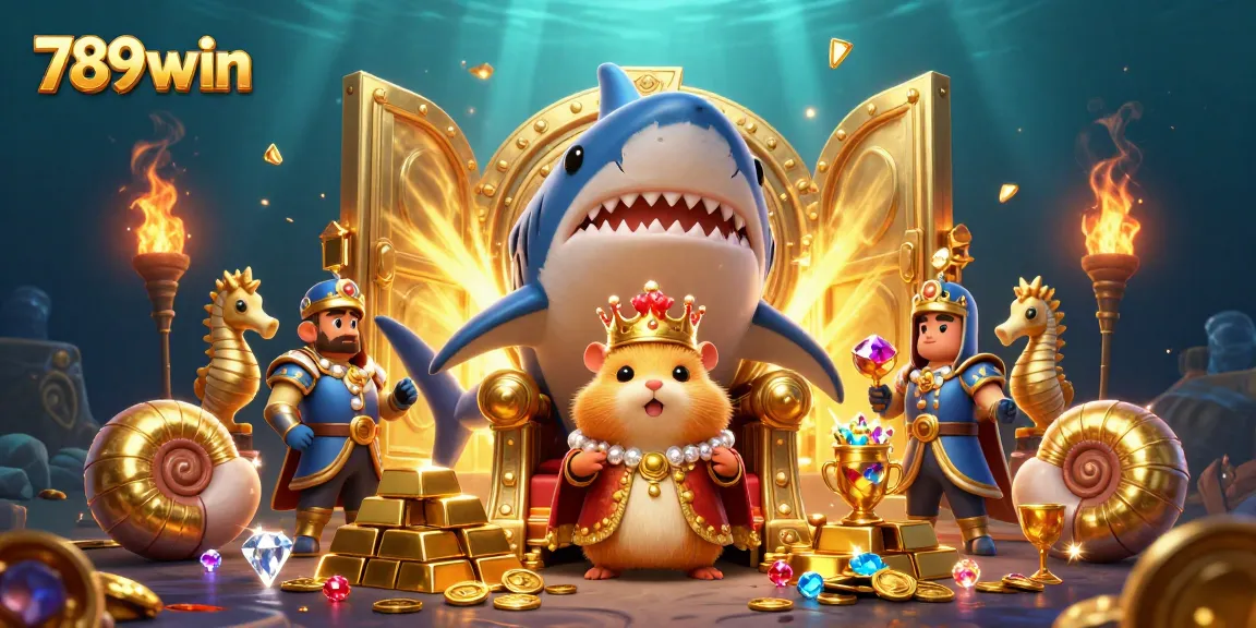 Experience the thrill of 789win with vibrant treasures and captivating characters in a dynamic casino scene.