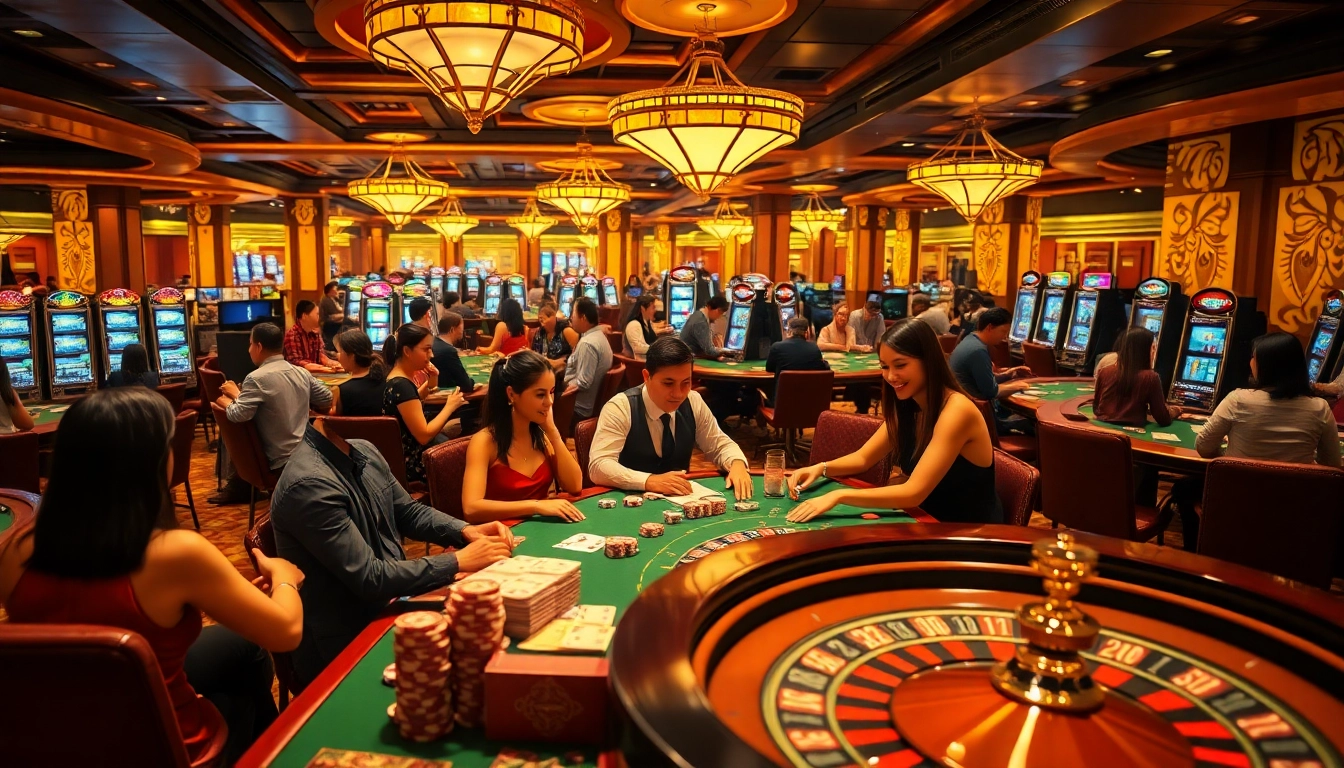 Experience the excitement of a casino at https://thabetvip.biz/ where players enjoy thrilling games at vibrant tables.