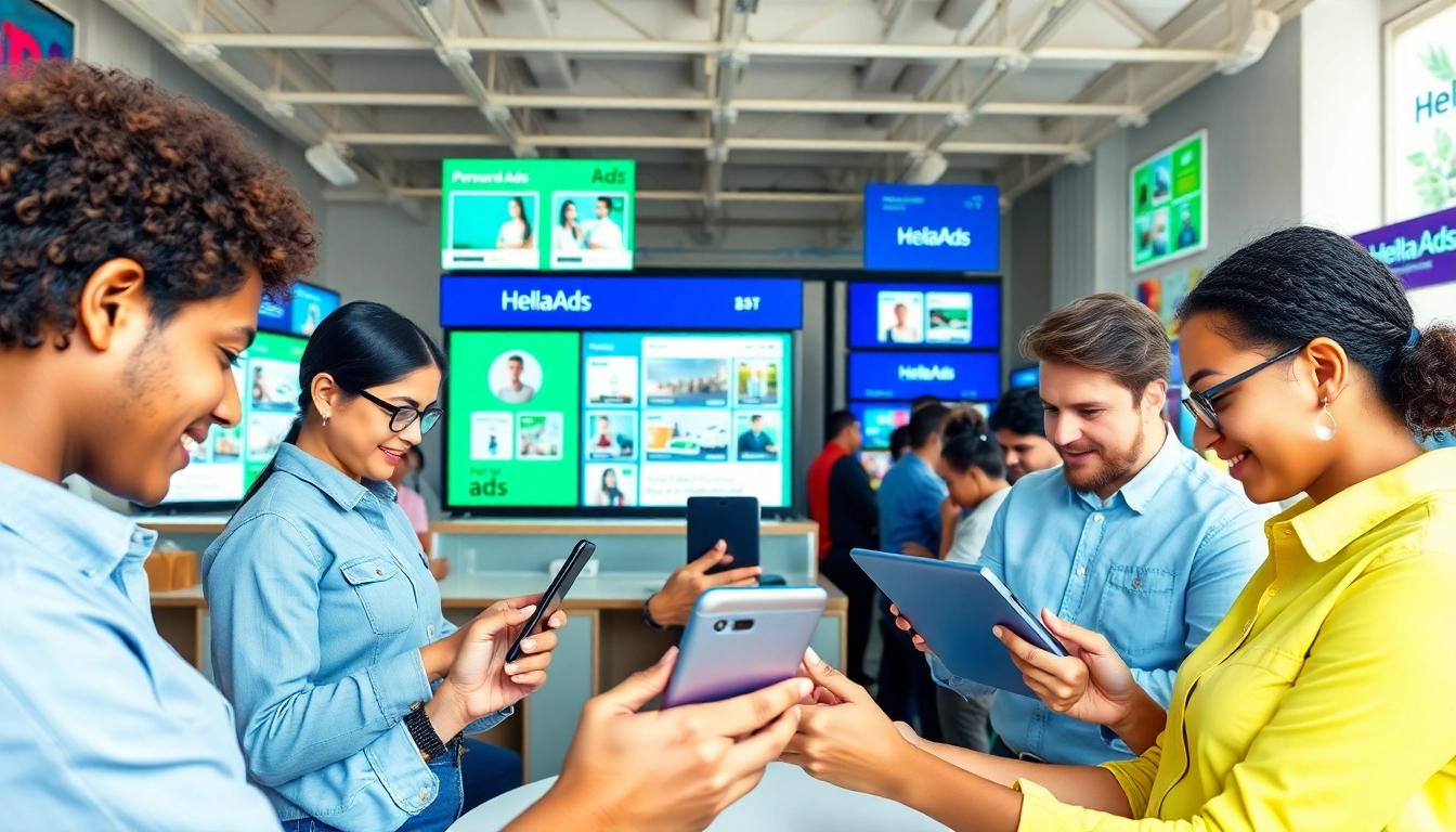 Hela Ads platform showcasing diverse individuals connecting through personal ads online.