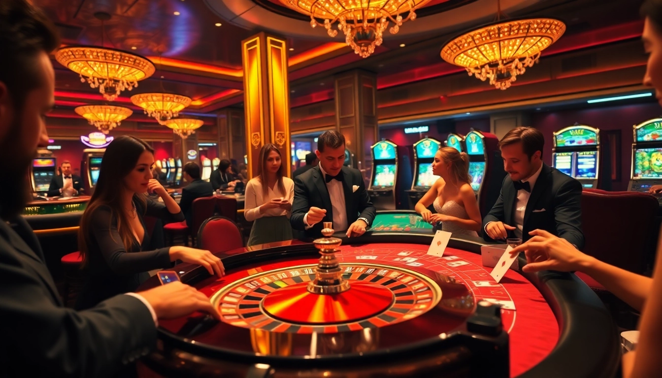 Experience luxury gaming at https://mm88.sh/ with players enjoying live casino action.