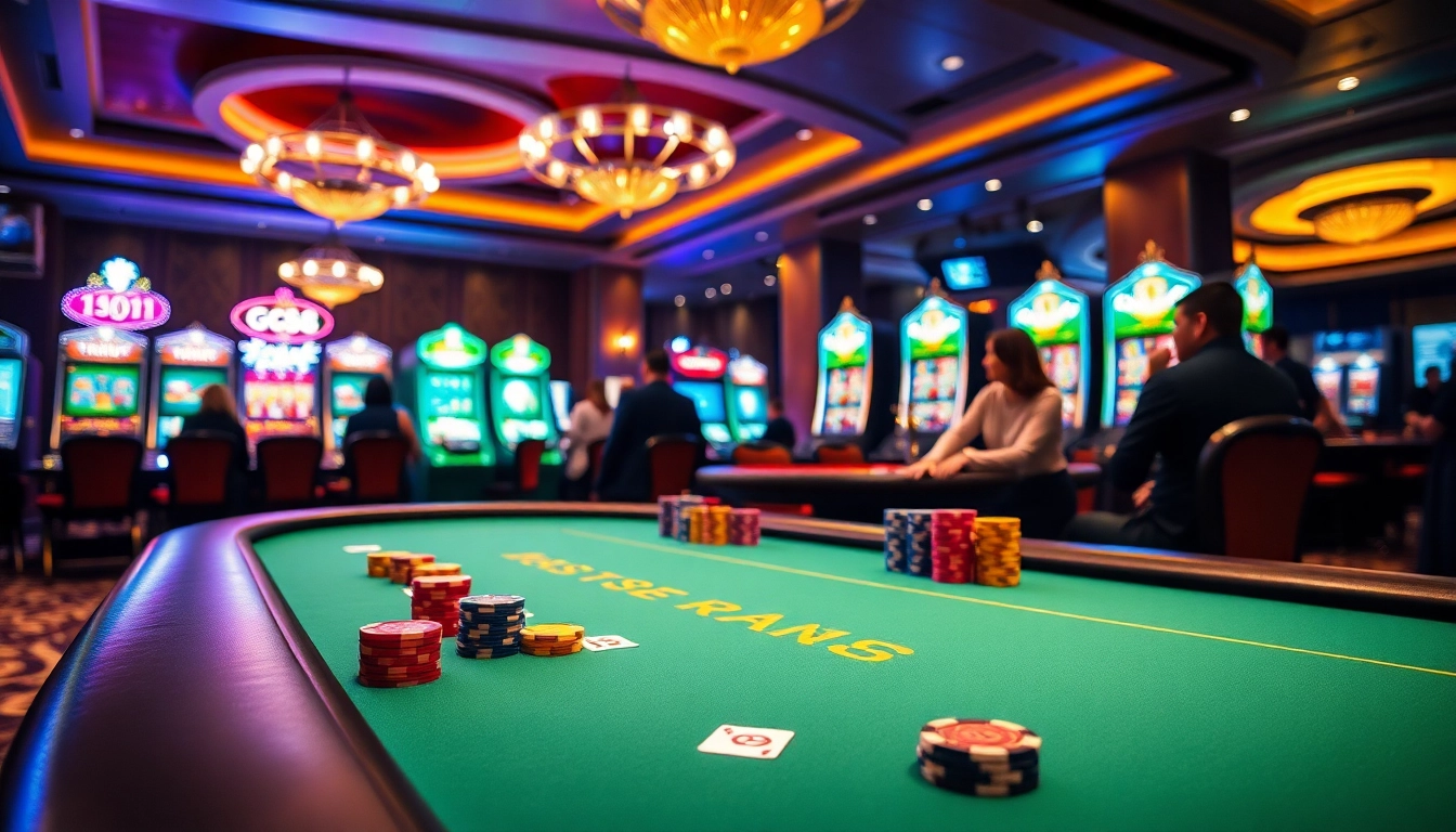Experience a thrilling moment at GG88 with vibrant poker games and lively casino atmosphere.