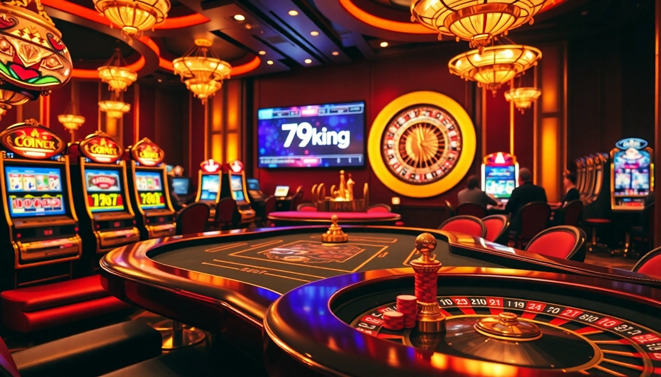 Experience excitement at the 79king casino, featuring vibrant slot machines and engaging table games.
