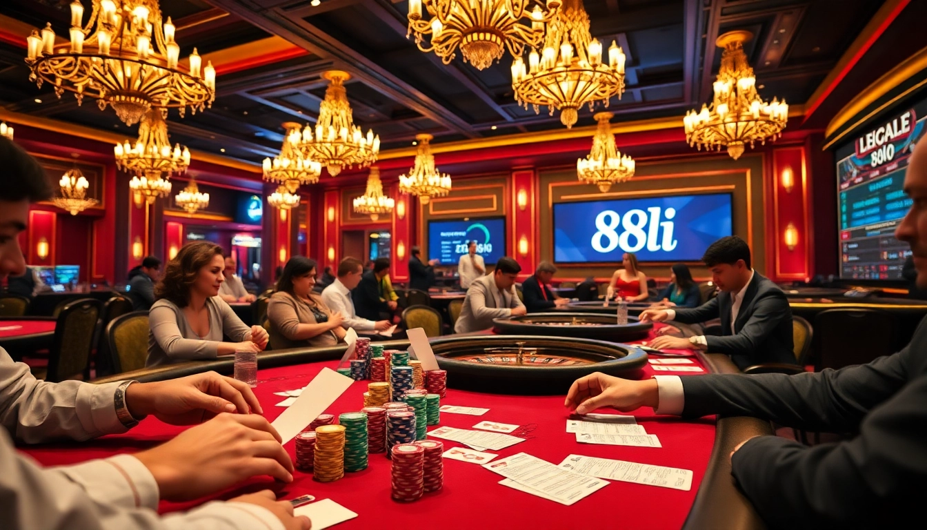 Experience the thrill of poker at 88i with vibrant tables and intense gameplay.