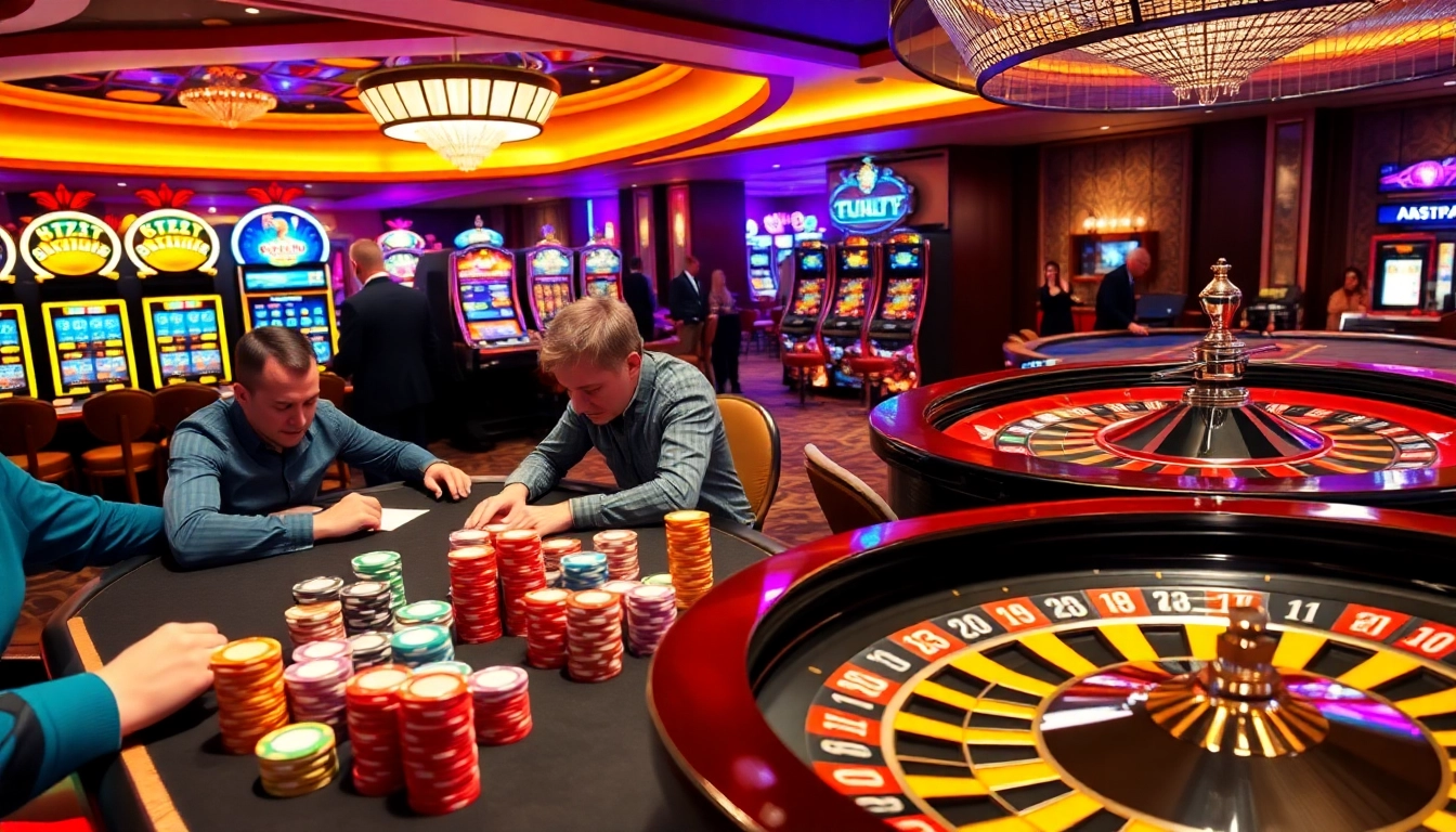 Engaging poker game scene at https://rr8888.in.net/ showcasing vibrant chips and a roulette wheel.
