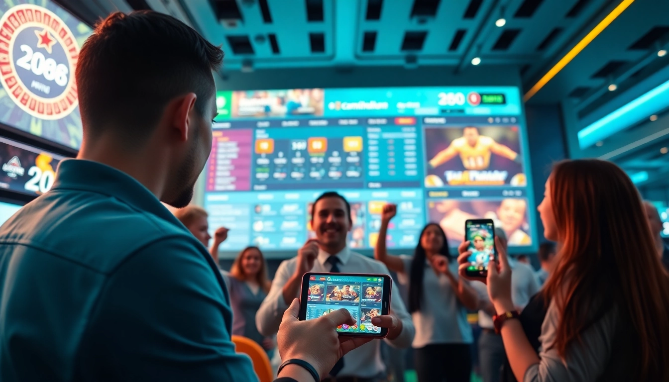 Interactive betting experience at 98winwin.live showcasing vibrant interface and enthusiastic players.