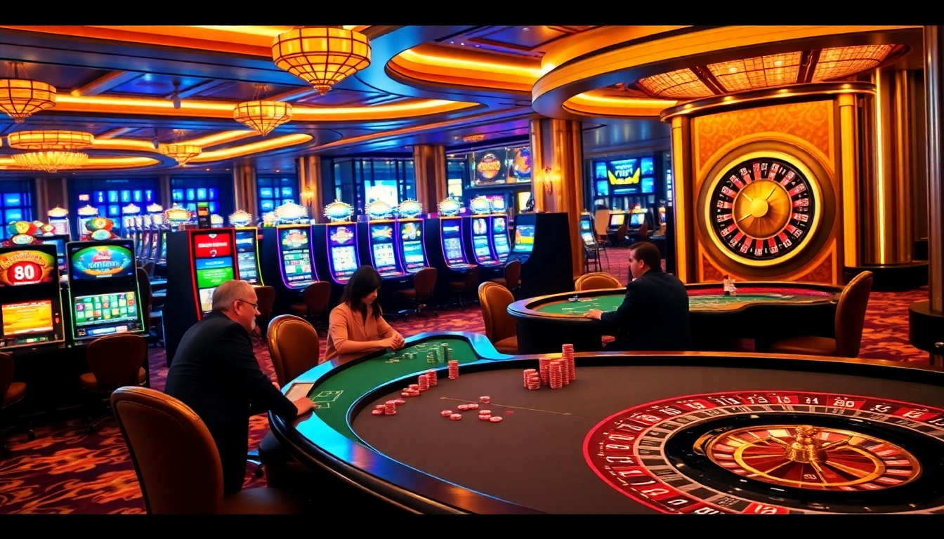Experience thrilling gameplay at ww88 with captivating slot machines and vibrant casino tables.