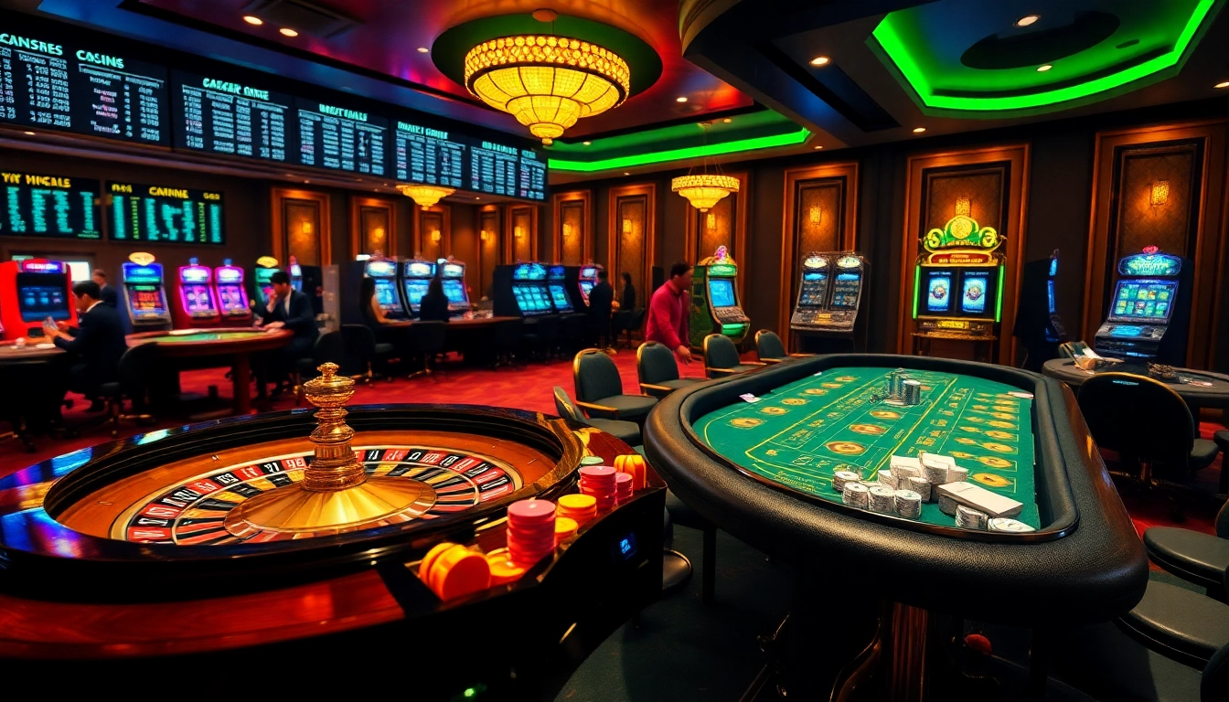 Engage in exciting casino games at nk88uk.com with vibrant roulette wheels and poker action.