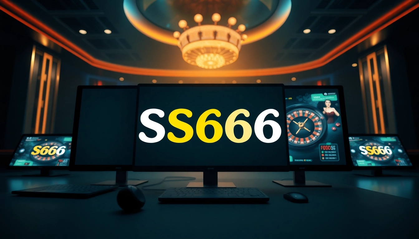 Online betting interface showcasing S666.nyc with casino games and sleek design features.