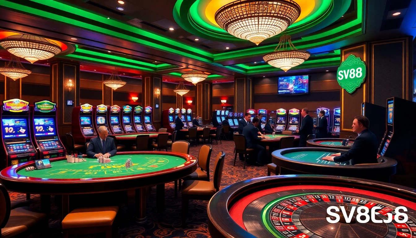 Experience thrilling games at https://sv88.com/ with exciting tables and vibrant slot machines.