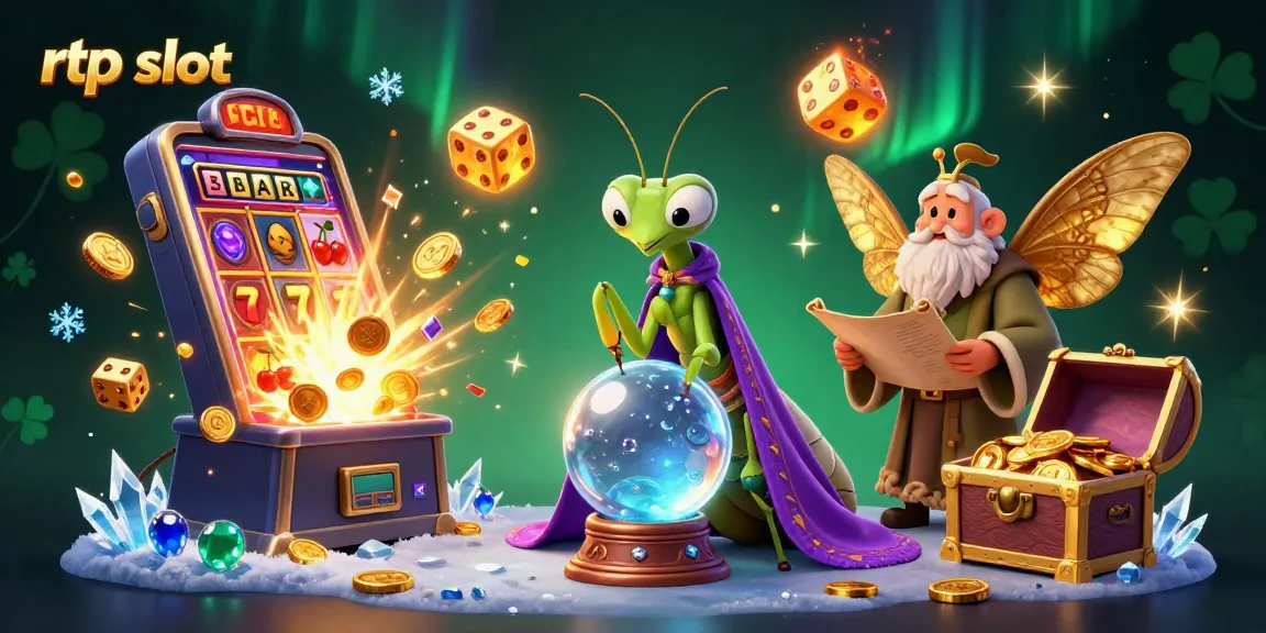 Explore high RTP slot game action with a 3D fortune teller and mystical elements.
